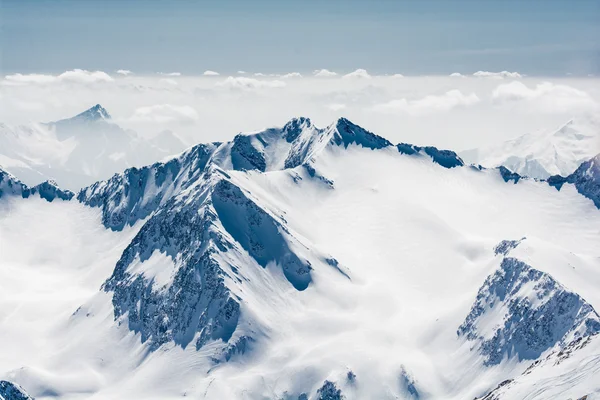 Estância de esqui do glaciar Neustift Stubai Áustria — Fotografia de Stock