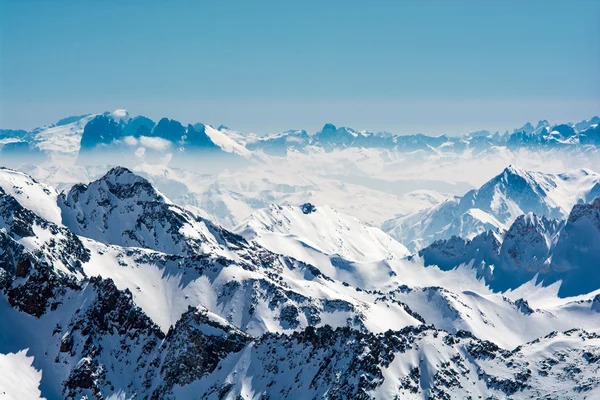 Ośrodek narciarski lodowca Neustift Stubai Austria — Zdjęcie stockowe