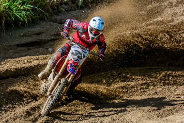 yarış Motocross binici