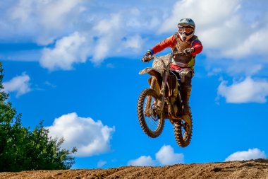 yarış Motocross binici