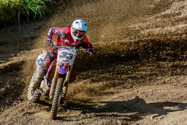 yarış Motocross binici
