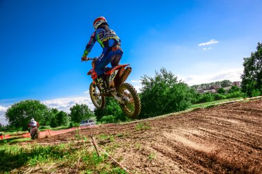 yarış Motocross binici