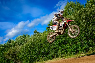 yarış Motocross binici