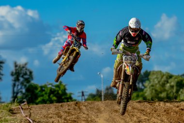 yarış Motocross binici