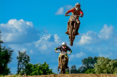 yarış Motocross binici