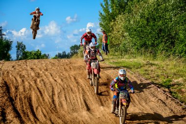 yarış Motocross binici