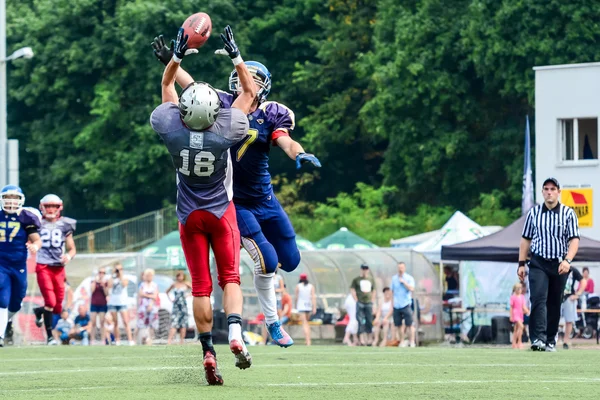 American football players in action — Stock Photo, Image