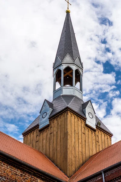 Tower of medieval Cistercian monastery in Kolbacz, Poland — Stock Photo, Image