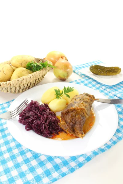 Gebratene Rinderbrötchen — Stockfoto