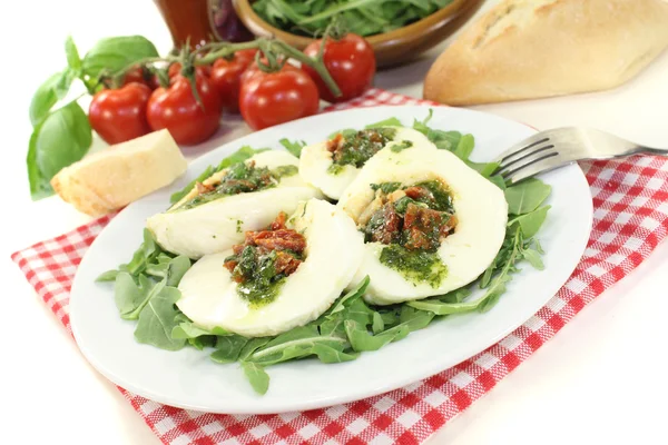 Stuffed mozzarella — Stock Photo, Image