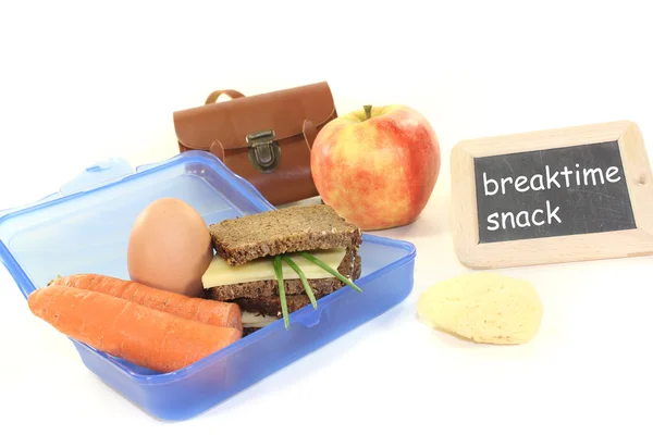 Sandwich eaten during recess — Stock Photo, Image