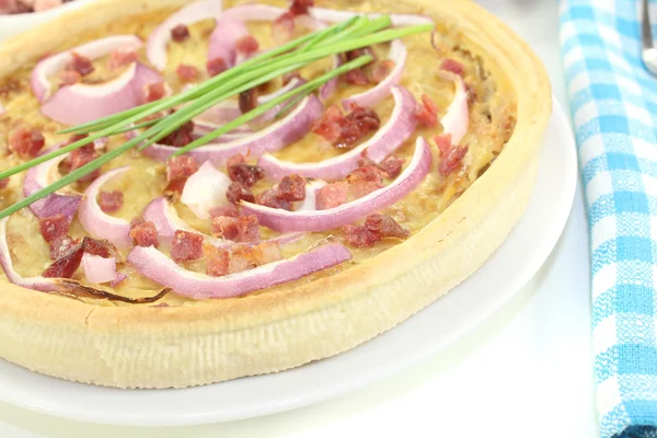 Fresh Onion tart — Stock Photo, Image