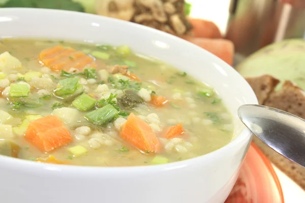 Barley porridge — Stock Photo, Image