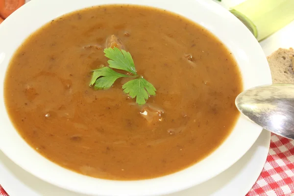 Oxtail soup — Stock Photo, Image