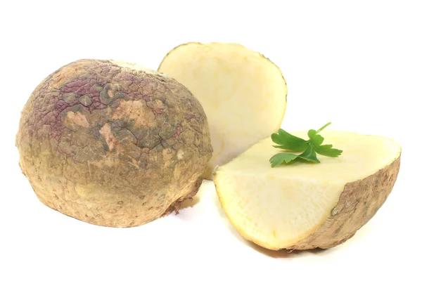 Turnip with parsley — Stock Photo, Image