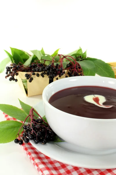 Elderberry soup — Stock Photo, Image