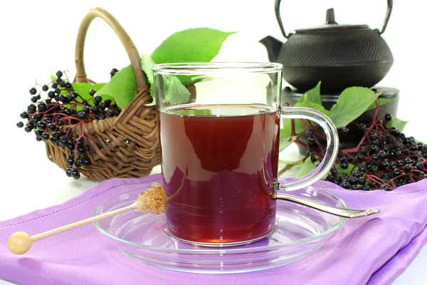 Chá de sabugueiro — Fotografia de Stock