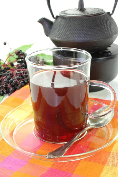 Elderberry tea — Stock Photo, Image