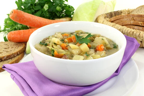 Sopa de col — Foto de Stock