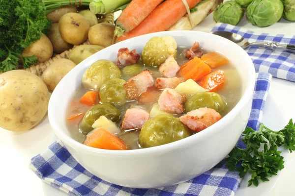 Brussels sprouts stew — Stock Photo, Image