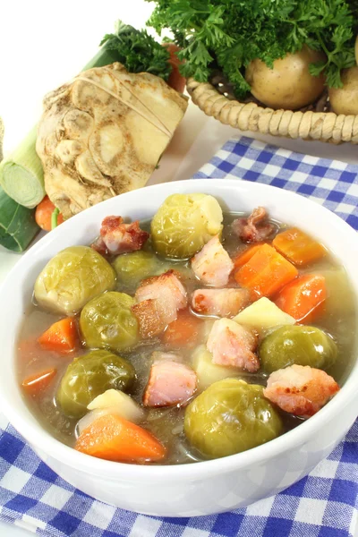 Brussels sprouts stew — Stock Photo, Image