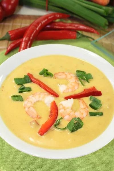 Sopa de caril — Fotografia de Stock