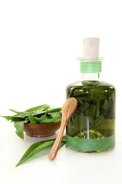 Wild garlic tincture — Stock Photo, Image