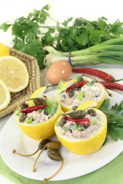 Stuffed lemons — Stock Photo, Image