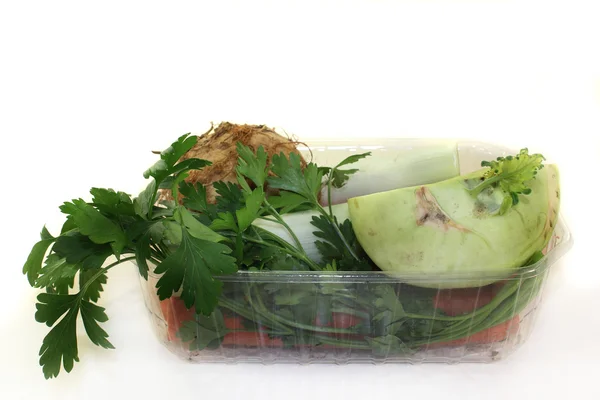 Zelenina polévka — Stock fotografie