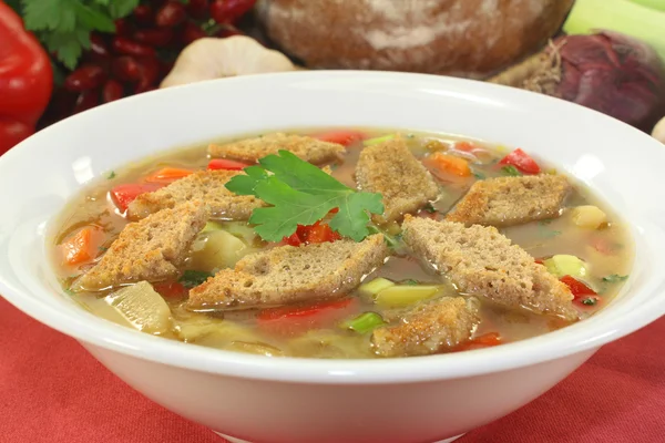 Bread Soup — Stock Photo, Image