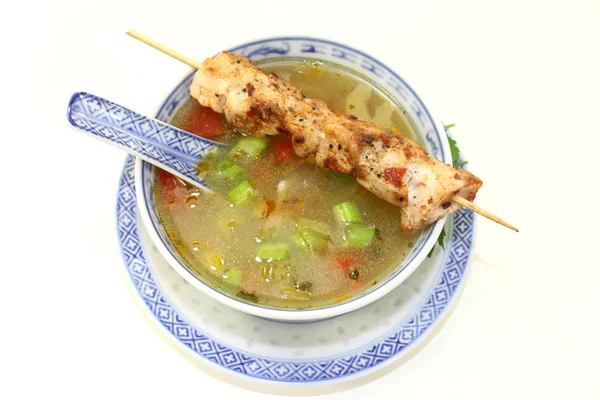 Chicken consomme — Stock Photo, Image