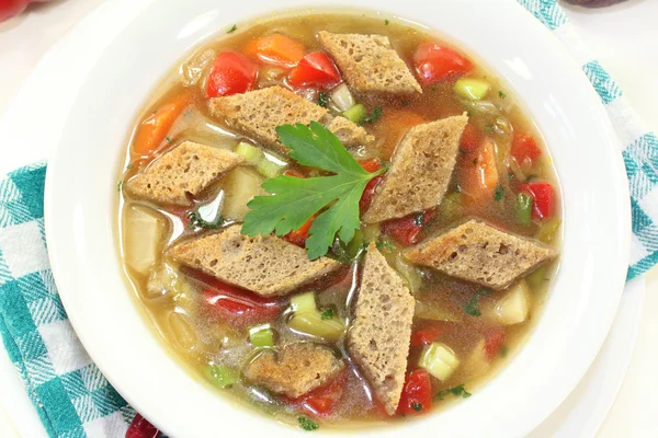 Bread Soup — Stock Photo, Image