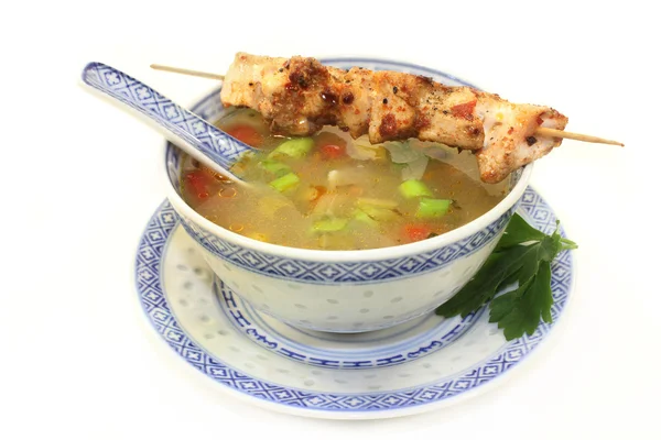 Chicken consomme — Stock Photo, Image