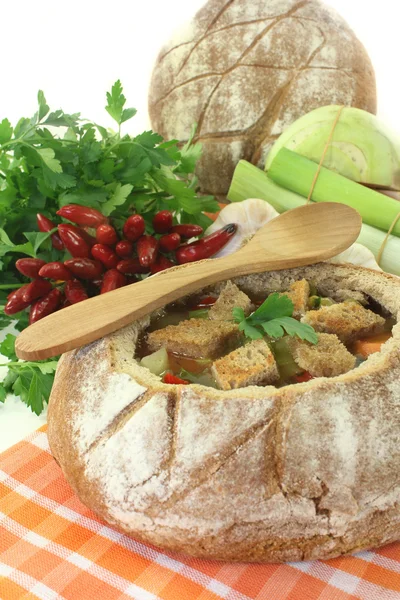 Bread Soup — Stock Photo, Image