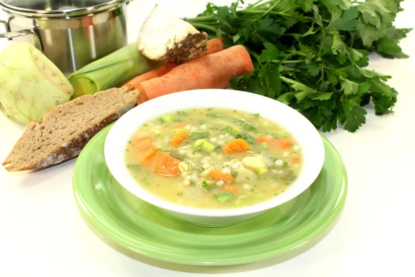 Barley porridge — Stock Photo, Image