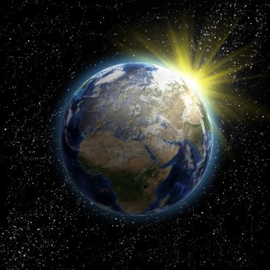 Güneş, yıldız ve gezegen Dünya