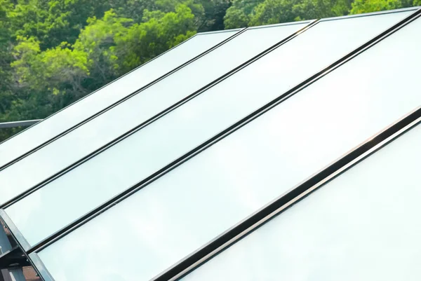 Solar system on the roof — Stock Photo, Image