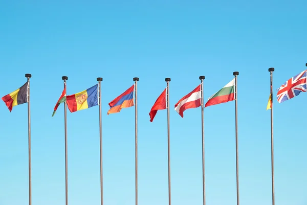 European flags — Stock Photo, Image