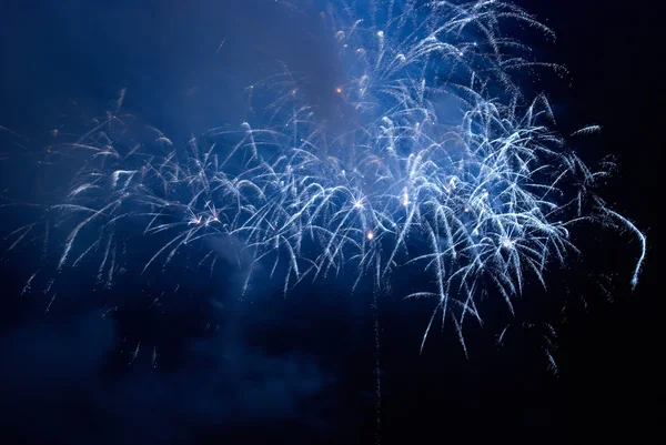 Fuochi d'artificio vacanza colorati — Foto Stock