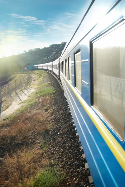 Beweging trein — Stockfoto