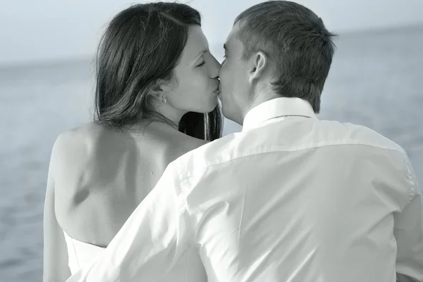 Beautiful wedding couple — Stock Photo, Image