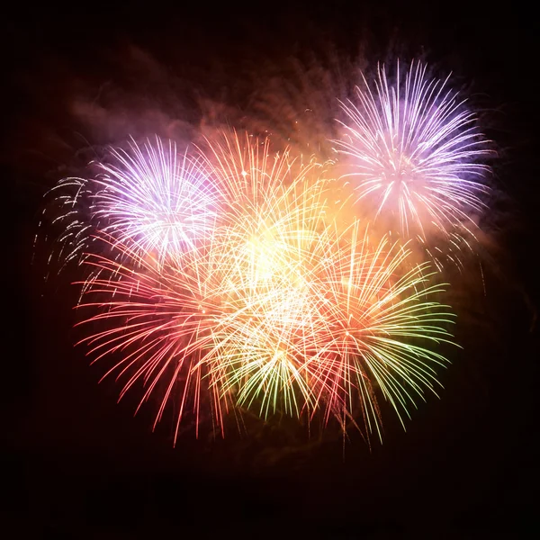 Feux d'artifice colorés — Photo