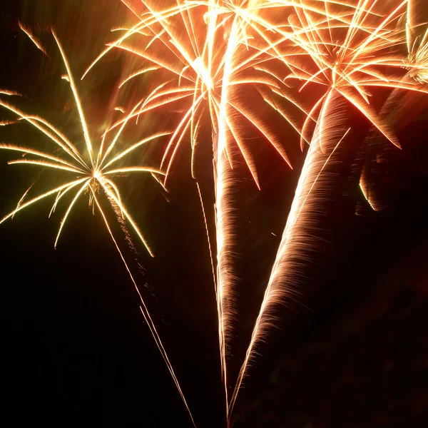 Farbenfrohes Feuerwerk — Stockfoto