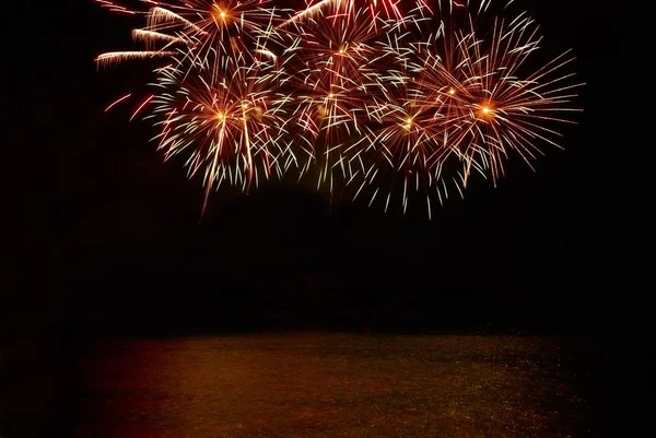 Fuochi d'artificio colorati — Foto Stock