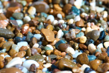 Colorful pebbles