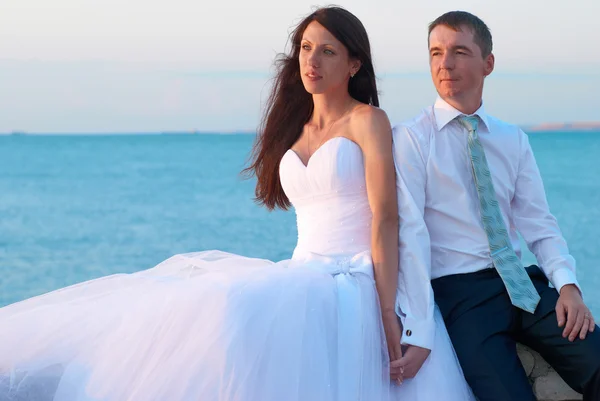 Beautiful wedding couple — Stock Photo, Image