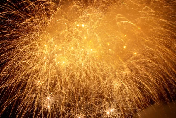 Fuegos artificiales, saludo . — Foto de Stock