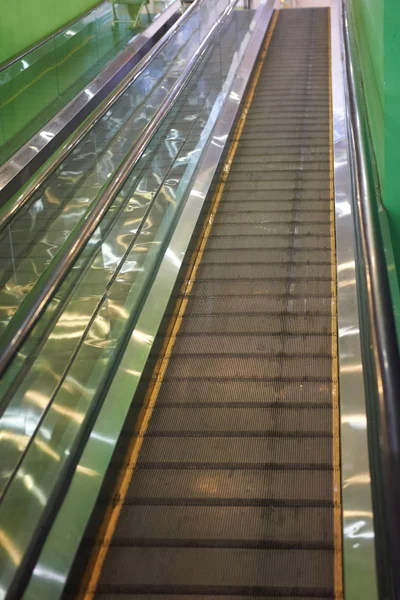 Empty escalator stairs — Stock Photo, Image