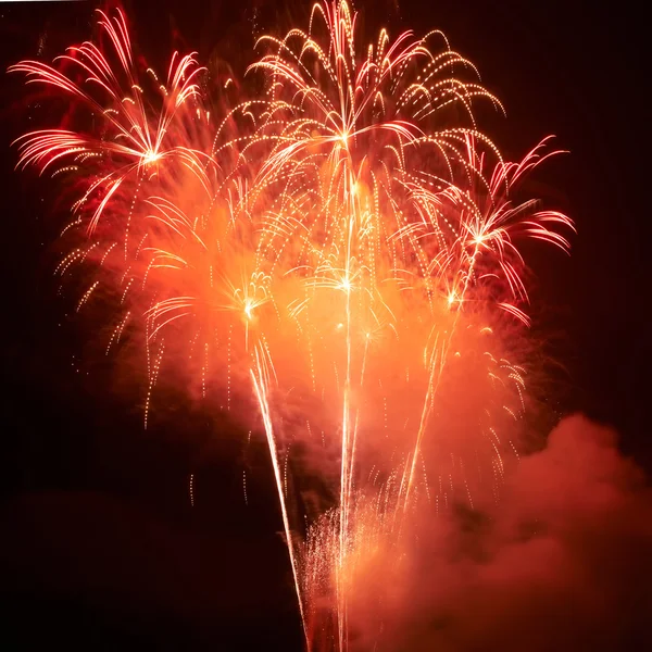 Farbenfrohes Feuerwerk — Stockfoto