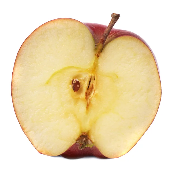 Half of red apple — Stock Photo, Image